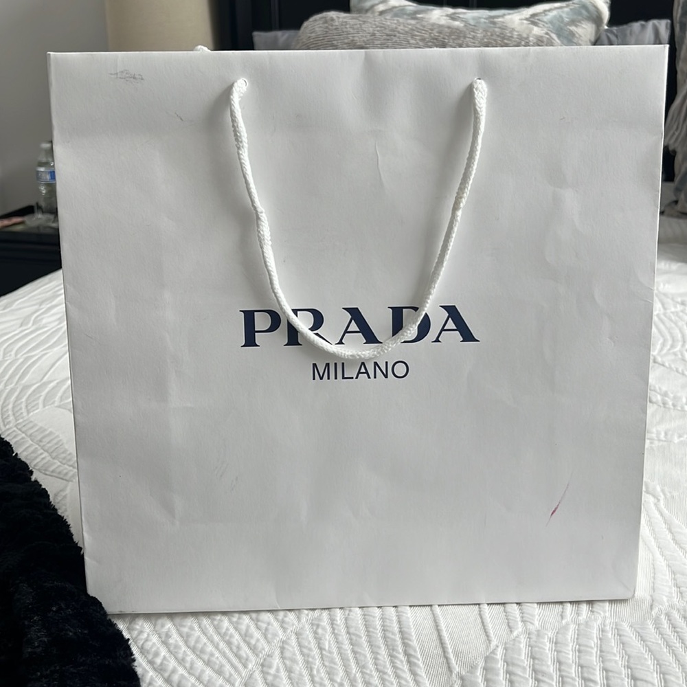 Prada shopping bag